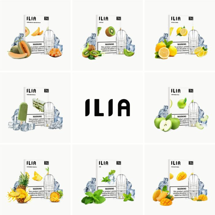 ILIA一代煙彈 | ILIA 哩亞煙彈口味推薦 | 通用一代主機 | 台灣現貨:圖片 2