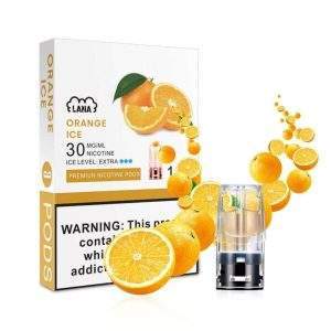 LANA 拉娜通用一代煙彈|拉娜煙彈口味推薦 橙冰|LANA電子菸官網